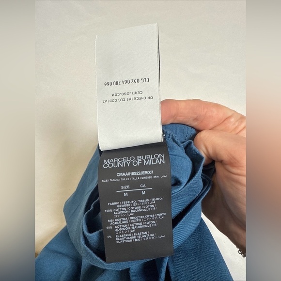 Authentic Marcelo Burlon x County of Milan T-Shirt – Size Medium - Picture 6 of 6